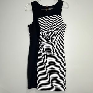 Guess black and white mini dress